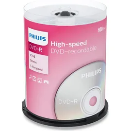 Philips DVD-R 4,7GB 16x 100er Spindel