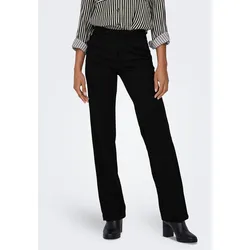 Anzughose »ONLRAFFY-YO LIFE MID STR PANT TLR NOOS«, gepflegte Hose mit geradem Bein, Gr. L (40) - Länge 32, black, , 20763532-L Länge 32