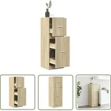 The Living Store - Vidaxl Apothekerschrank Sonoma-eiche 40x41x118 Cm Holzwerkstoff