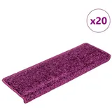 vidaXL Stufenmatten 20 Stk. 65x21x4 cm Violett