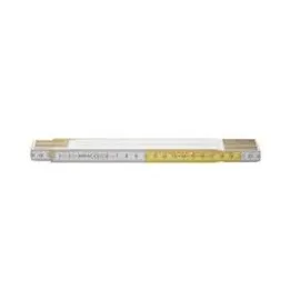 Bmi Gliedermaßstab 9142 Weiß/Gelb 2 m