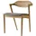 Tikamoon Esszimmerstuhl Guido Stoff beige
