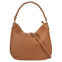 Samantha look Henkeltasche Leder Brown