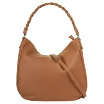 Samantha look Henkeltasche Leder Brown
