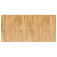 vidaXL Waschtischplatte Hellbraun 100x50x1,5 cm Massivholz Behandelt