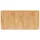 vidaXL Waschtischplatte Hellbraun 100x50x1,5 cm Massivholz Behandelt