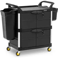 Ulsonix Reinigungswagen ULX-OFPP Schwarz