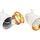 EDO OVO 3 3xGU10 drehbar Aluminium weiß gold