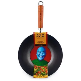 KEN HOM Wok KEN HOM "Classic", grau (anthrazit), H:11cm Ø:27cm, Pfannen, Wok, Ø 27 cm