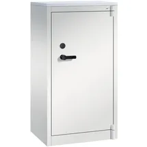 C+P Feuergeschützter Flügeltürenschrank Certos, 650 x 500 mm, lichtgrau.