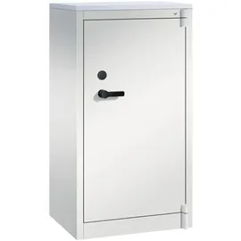 C+P Feuergeschützter Flügeltürenschrank Certos, 650 x 500 mm, lichtgrau.