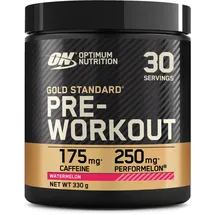 Optimum Nutrition Gold Standard Pre-Workout Watermelon Pulver 330 g