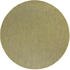 KADIMA DESIGN Balkonteppich Einfarbig 200 x 200 cm Grün