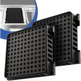 ADAPTER UNIVERSE Aktivkohlefilter 2 Stück passend für Liebherr Fresh Air Kühlschränke 9096989 9882460 988246000 | Schwarz