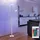 GLOBO Lighting - Stehleuchte Deckenfluter Wohnzimmerlampe Schlafzimmerleuchte Stehlampe, Metall Glas nickel Chrom, RGB LED dimmbar Fernbedienung, 1x E24 1x E27, 8,5W 806Lm 3000K warmweiß, H 178cm