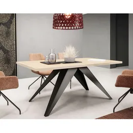 Feldmann-Wohnen Vento 160 x 76 x 90 cm Bianco Marmor/Schwarz
