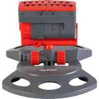 Grafner Viereckregner 180 m2 grau/rot