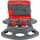 Grafner Viereckregner 180 m2 grau/rot