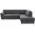 sit&more Ecksofa Texel L-Form Kunstleder 3-Sitzer Braun