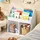 SoBuy Kinderregal 68 x 30 x 68 cm MDF lackiert weiß