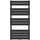 neu.haus Handtuchheizkörper Voss 600 x 1200 mm 703 W schwarz Mittelventil