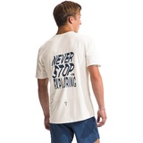 The North Face Sunriser T-Shirt White Dune/Shady Blue L