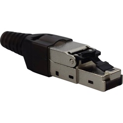 Komos Feldkonfektionierbarer RJ-45 Stecker Cat 6 Klasse E (CAT6), Netzwerkkabel