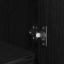 vidaXL Schrank mit Schublade 55,5 x 34 x 119,5 cm schwarz / Eichen-Optik