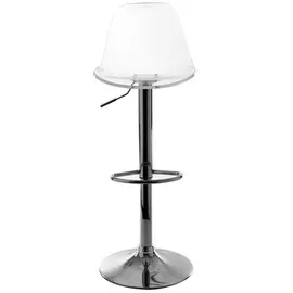 miliboo Design-Barhocker transparent 2er-Set GALILEO