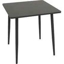 DEGAMO DENVER Bistrotisch 70 x 70 x 73 cm Anthrazit