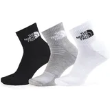 The North Face Multi Sport Cush Quarter Socken 3er Pack Schwarz/Mehrfarbig 41-43