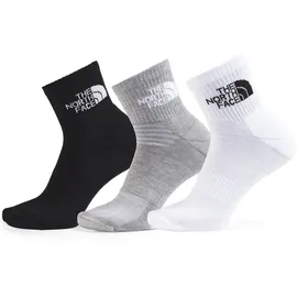 The North Face Multi Sport Cush Quarter Socken 3er Pack Schwarz/Mehrfarbig 41-43