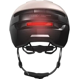 ABUS Fahrradhelm Purl-Y ACE mit LED-Licht – geeignet Fahrten auf E-Bike und S-Pedelec – Trendiger NTA-Schutzhelm für Erwachsene und Jugendliche – Beige, Größe M