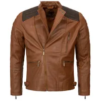 Rock Creek Lederjacke schoko M