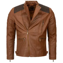 Rock Creek Lederjacke schoko M