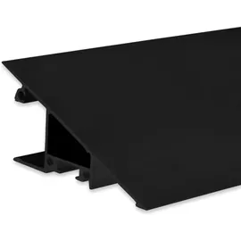 ISOLED LED Aufbauleuchtenprofil HIDE TRIANGLE Aluminium schwarz RAL 9005, 200cm