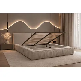 moeblo Doppelbett 180 x 200 cm Beige