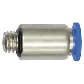 Riegler Gerade Steckverschraubung »Blaue Serie« mini, rund, M6, 207.006-6M