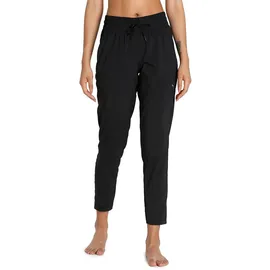Puma Damen Studio Tapered Woven Pant Schwarz