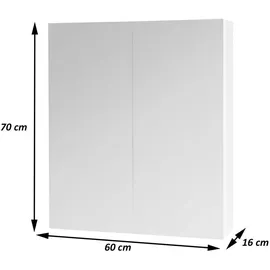 MCW B19b 60 cm weiß