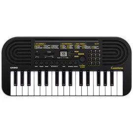 Casio SA-51 Mini-Keyboard mit 32 Mini-Tasten, schwarz