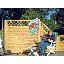 Tetzner & Jentzsch Sichtschutzelement Avantgarde 180 x 180 cm Grün Holz