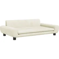 vidaXL Kindersofa Creme 100 x 54 x 33 cm Kiefer beige