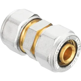 CORNAT Schraub-kupplung Komplett Ø 16 Mm Messing Vernickelt Heizkörperventile - Cornat