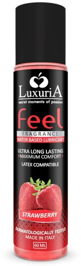 INTIMATELINE - LUXURIA FEEL SCHMIERMITTEL AUF WASSERBASIS ERDBEER 60 ML