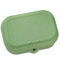 Koziol Lunchbox PASCAL S, spülmaschinengeeignet, Hochwertige Brotdose für den täglichen Gebrauch auf der Arbeit, Farbe: grün