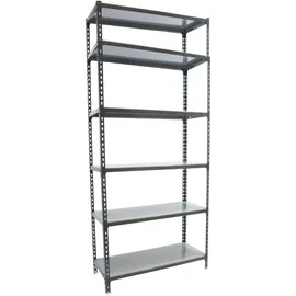 Proregal Schwerlastregal Metall 250x100x30 cm Anthrazit-Verzinkt