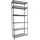 Proregal Schwerlastregal Metall 250x100x30 cm Anthrazit-Verzinkt