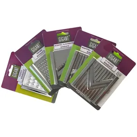 Novabest 4-fach Gigant Hobel mit Multi-Box 5 Einsätze Silber