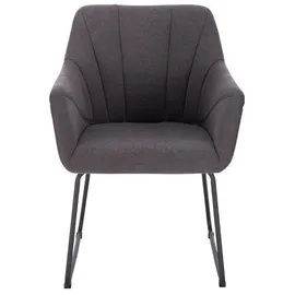 Home Deluxe Esszimmerstuhl PAKU Webstoff grau 8er Set